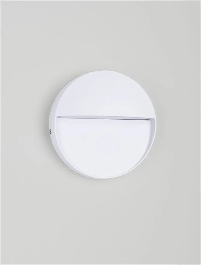 Spot LED aplicat iluminat exterior ambiental IP54 TOBY D-11cm alb