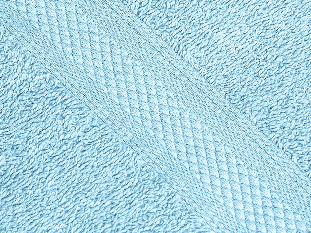 1x prosop de baie CLARYSSE ELEGANCE 70x140 cm + 1x prosop CLARYSSE 60x110 cm 100% bumbac, albastru deschis