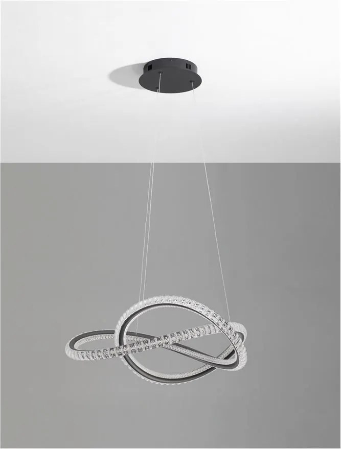 Lustra LED suspendata moderna design elegant GINEVRA 56W