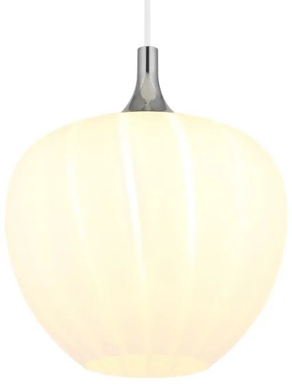 Lustră pe cablu Globo 15548H1W MAXY 1xE27/60W/230V d. 29 cm alb