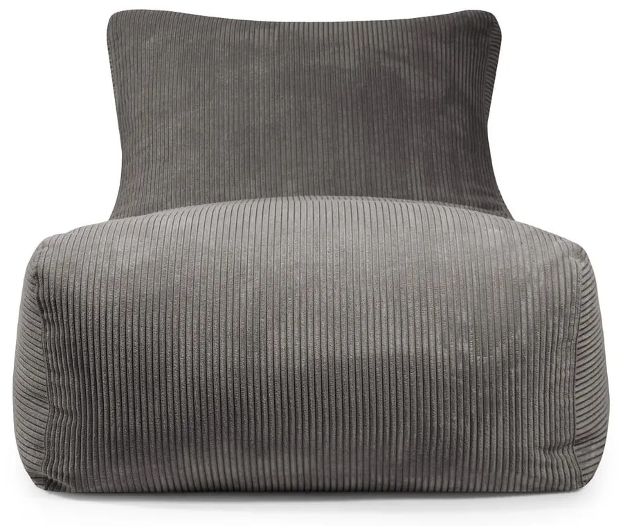 Fotoliu bean bag mov cu tapițerie din catifea reiată Lounge 100 – SLOWDOWN