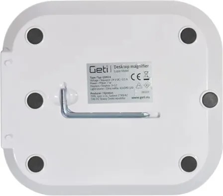 Lampă de masă LED reglabilă cu lupă LED/7W/230V 6500K albă