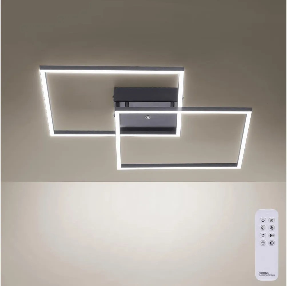 Paul Neuhaus 6437-18 - LED Lustră aplicată dimmabilă INIGO 2xLED/12,5W/230V