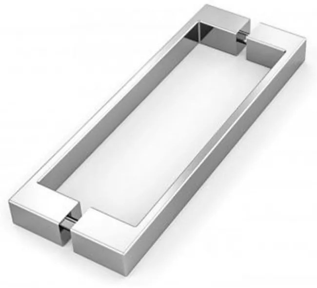 Cabină de duș pătrată simplă cu ușă batantă