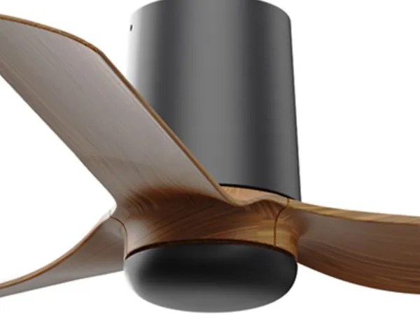 Ventilator de tavan FARO 33835 MINI PUNT TUB S maro/negru d. 90 cm + telecomandă