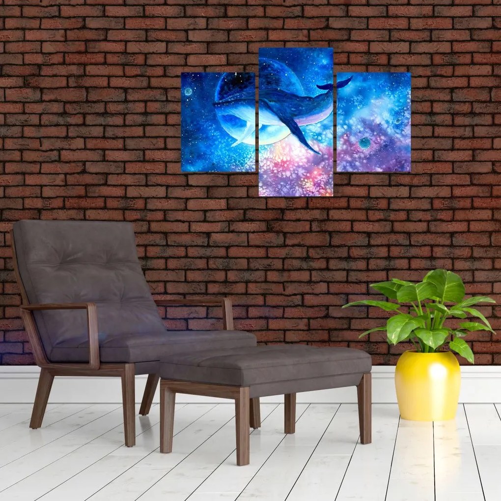 Tablou - Balena spațială (90x60 cm)