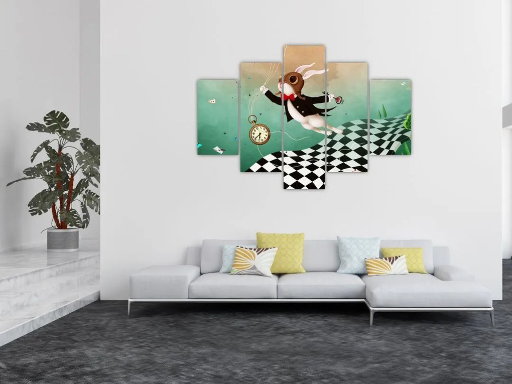 Tablou - Iepuraș fantezie (150x105 cm)