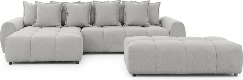 Taburet gri deschis Albane – Ropez