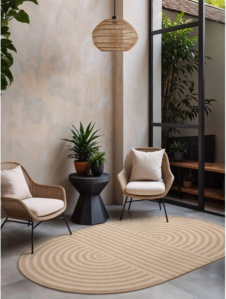 Covor pentru exterior și interior crem/în culoare naturală 160x230 cm Haringey Woodfield – Ted Baker