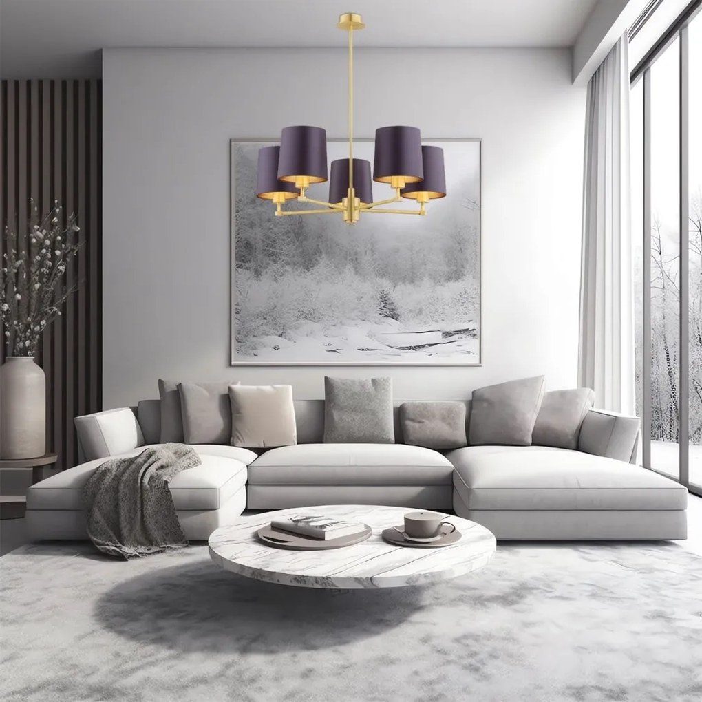 Candelabru 5 brate modern PRINCETON
