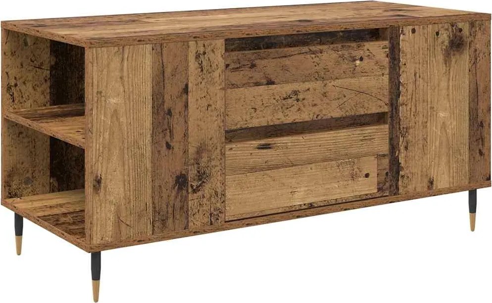 vidaXL Masă de cafea Lemn Vechi 102 x 44,5 x 50 cm Lemn compozit