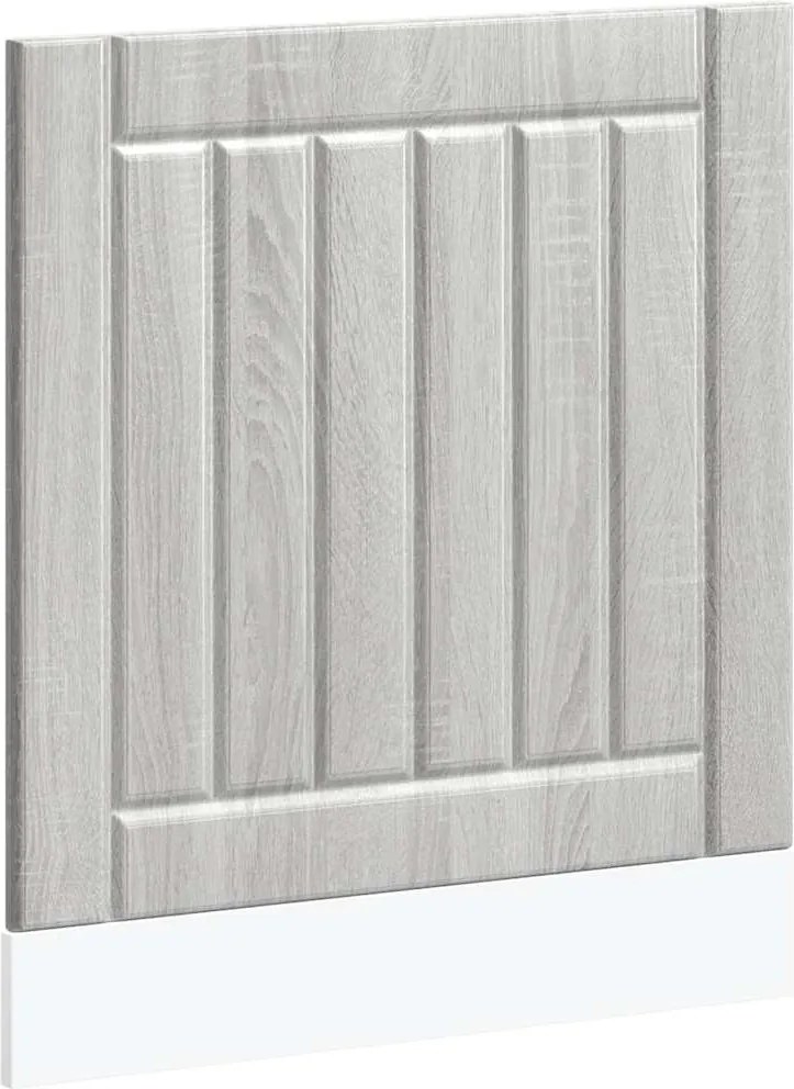 vidaXL Panou pentru mașină de spălat vase „Lucca” Lemn Sonoma gri