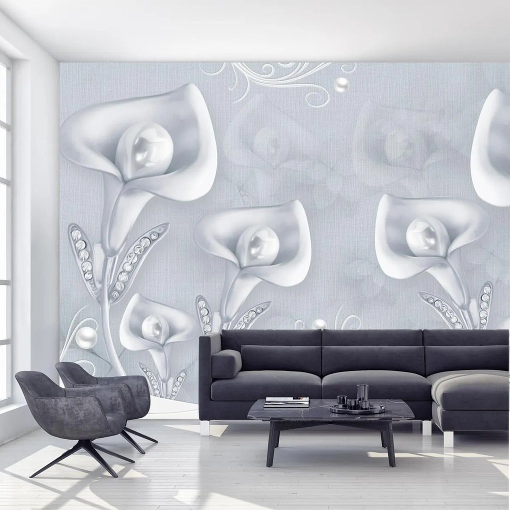 Fototapet - Flori din perle (147x102 cm)