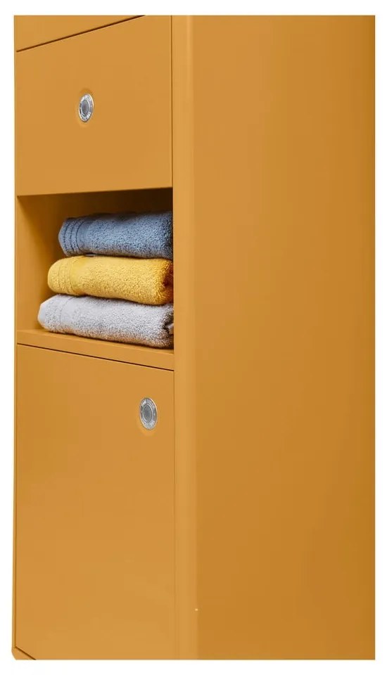 Dulap de baie galben muștar înalt/suspendat 40x158 cm Color Bath – Tom Tailor