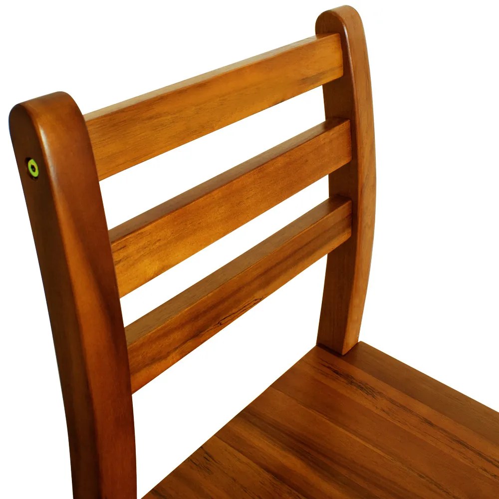 Casaria Scaune de bar OSLO cu spătare, 2 buc., 40,5x36x110cm, maro natural