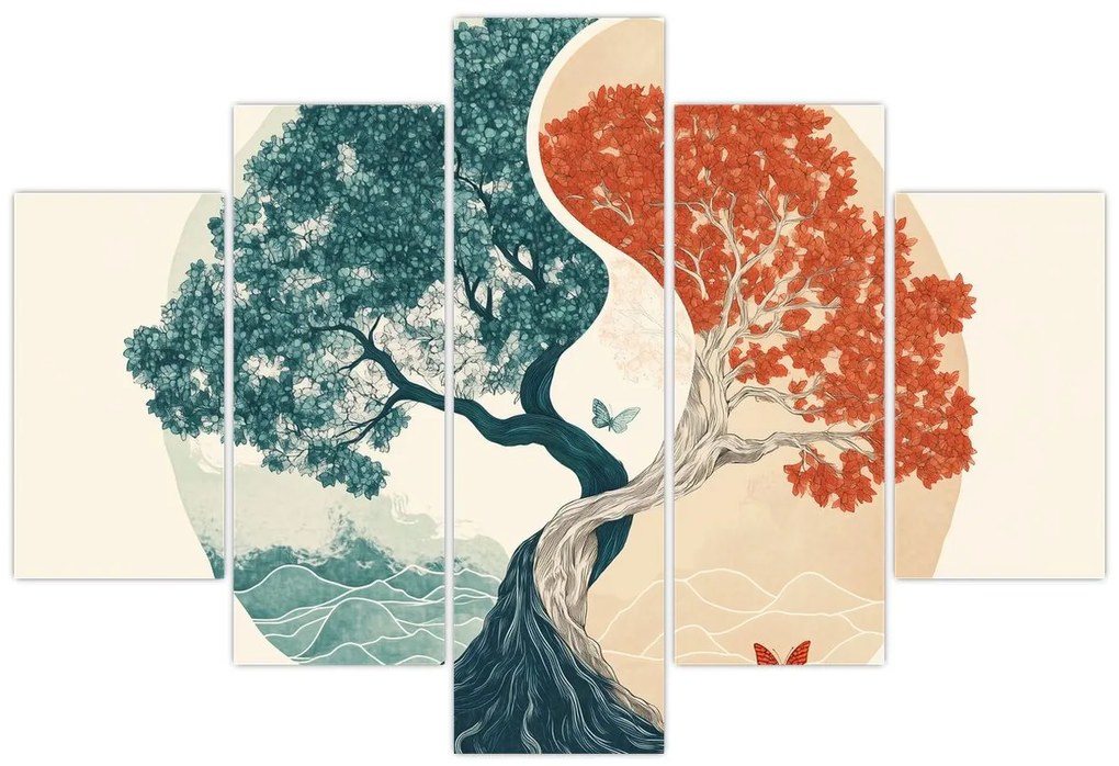 Tablou – Arbore plin de energie (150x105 cm)