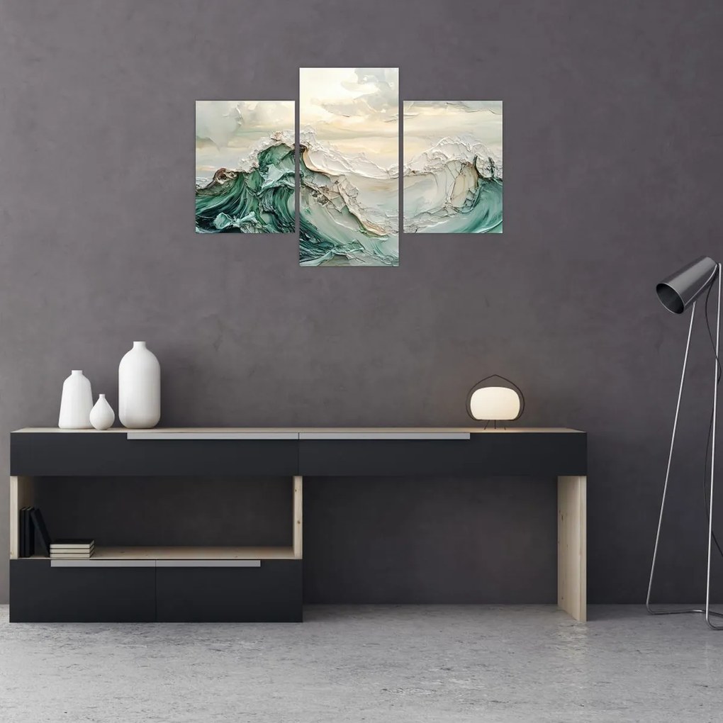 Tablou - Abstracție Marină 3D (90x60 cm)