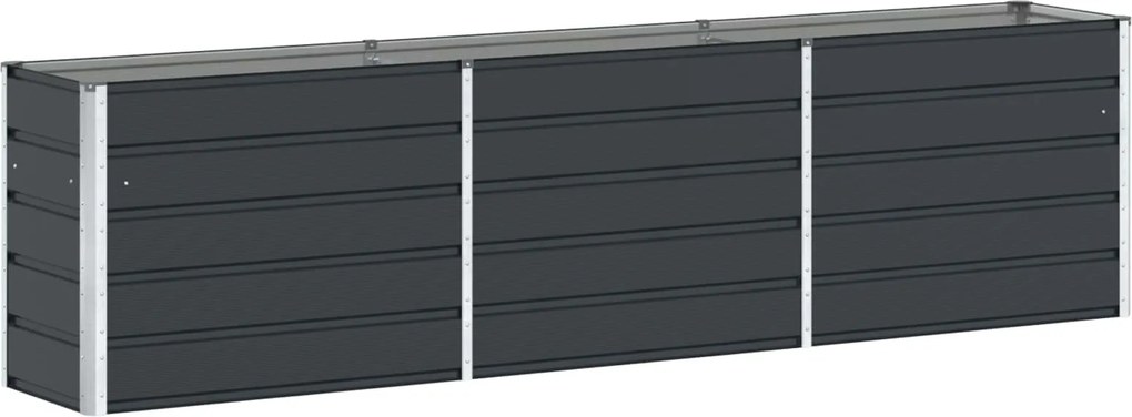 vidaXL Jardinieră Antracit 480 x 50 x 45 cm Oțel Galvanizat