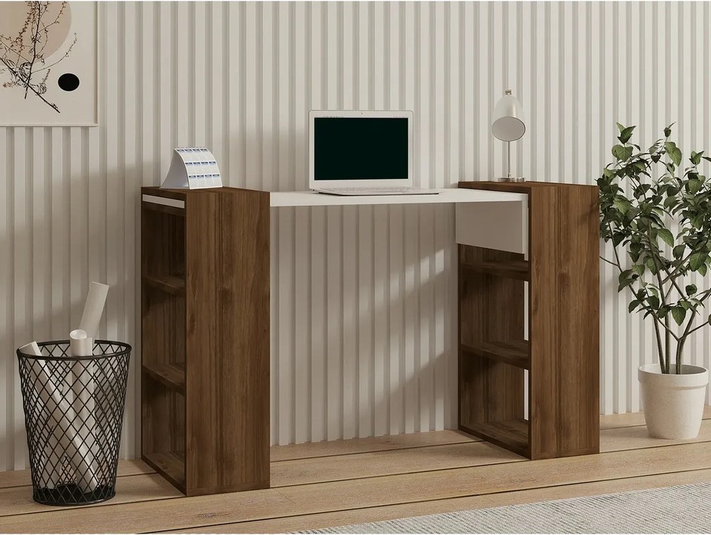 Biro Handy Walnut and White