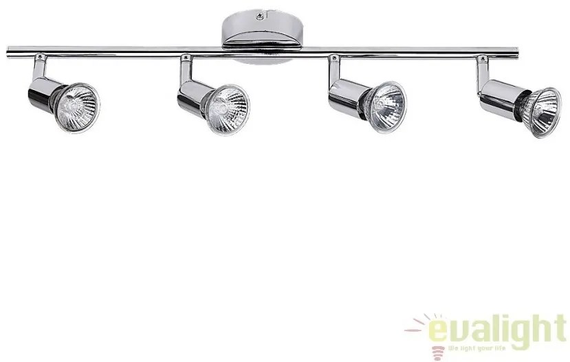 Lustra aplicata design finisaj cromat 4 spoturi Norton 6047 RX