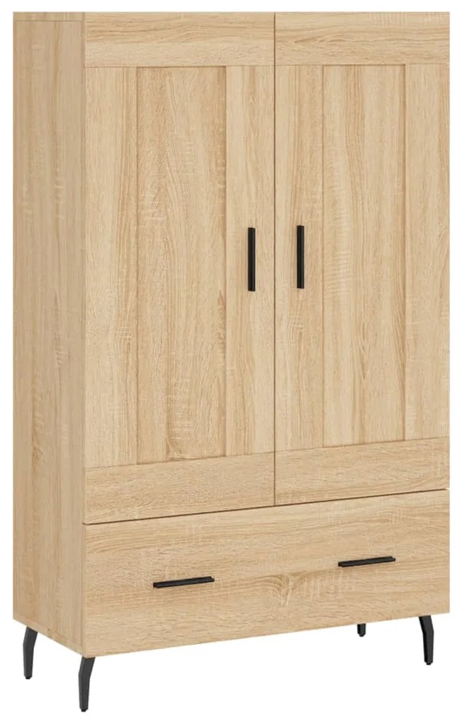 vidaXL Dulap înalt, stejar Sonoma, 69,5x31x115 cm, lemn prelucrat