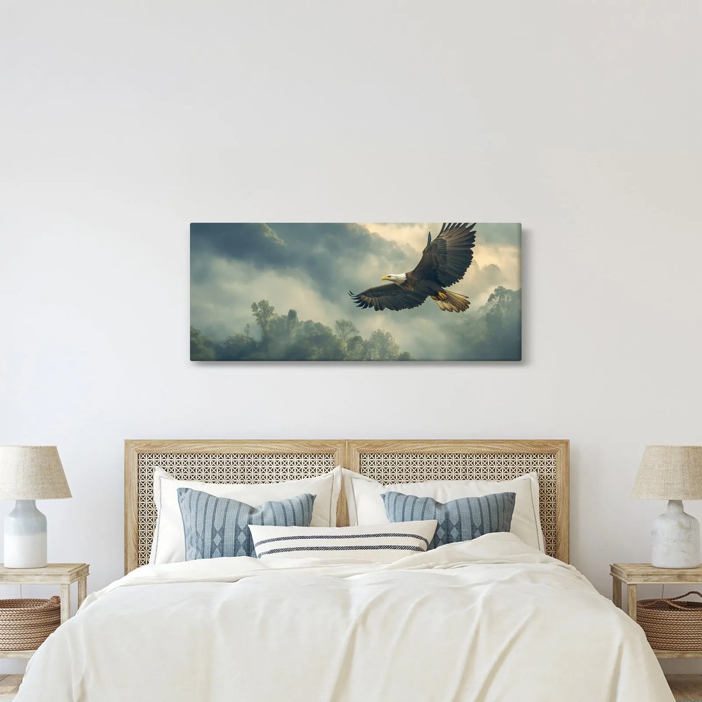 Tablou - Vultur în zbor (120x50 cm)