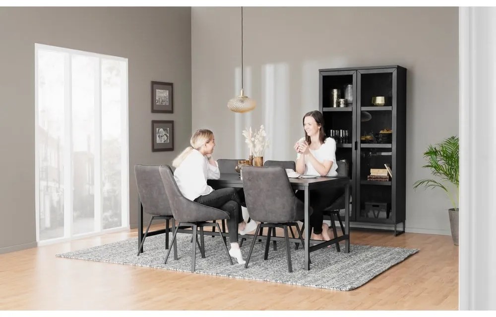 Scaun rotativ de birou gri Alison - Rowico