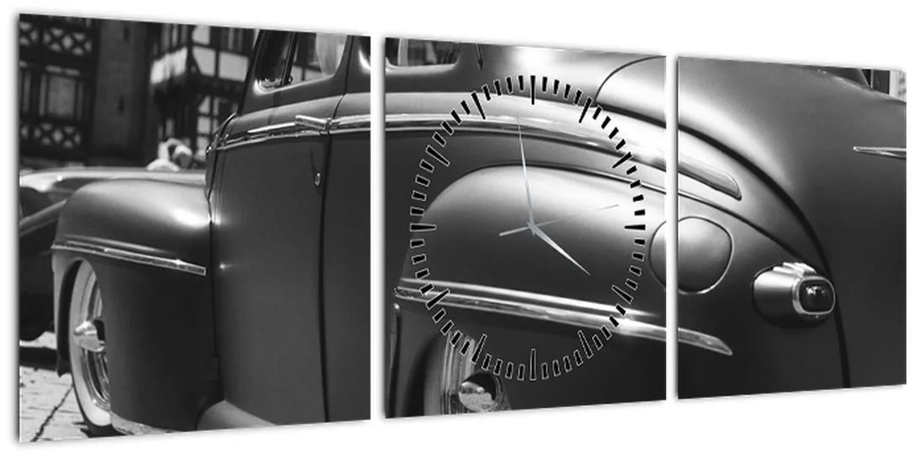 Tablou - Ford 1948 (cu ceas) (90x30 cm)