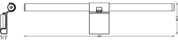 Ledvance - Iluminare LED reglabilă monitor SUN@HOME LED/2,5W/5V Wi-Fi
