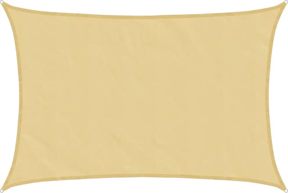 vidaXL Parasolar, nisipiu, 3,5x2,5 m, 100% poliester Oxford