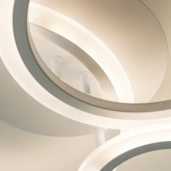 Lustră LED dimabilă aplicată Brilagi ORBITS LED/40W/230V 3000-6500K alb + telecomandă