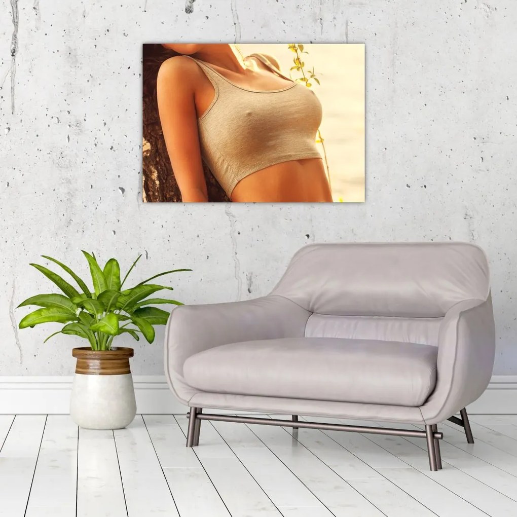 Tablou - Femeia lângă pom (70x50 cm)