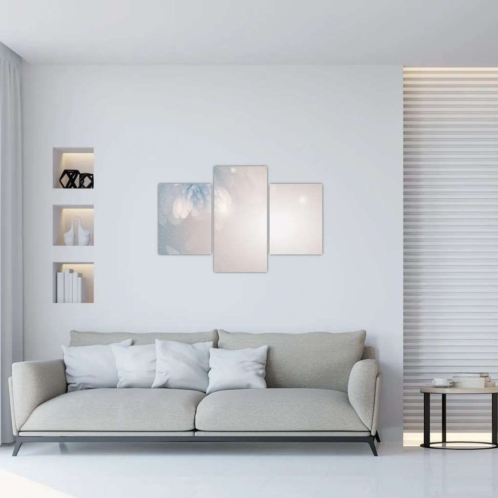 Tablou - Flori înzăpezite (90x60 cm)