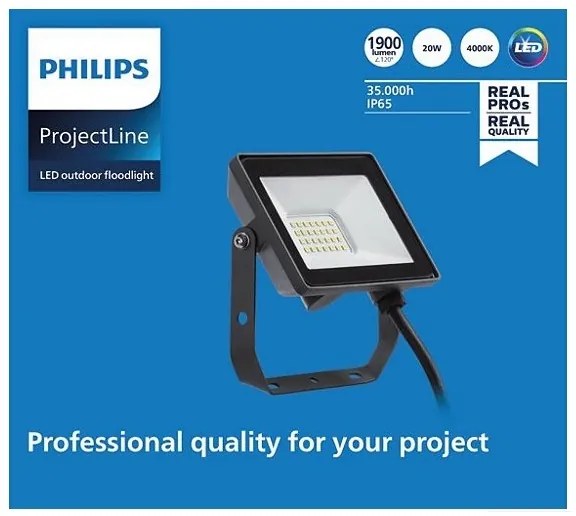 Proiector LED de exterior PROJECTLINE LED/20W/230V IP65 4000K Philips