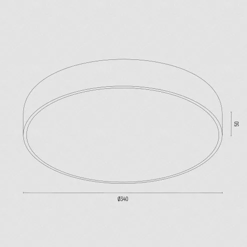 Plafoniera LED design modern Tiamo auriu