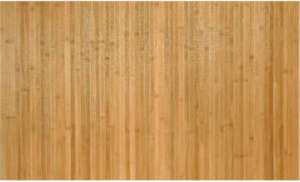 vidaXL Covor dreptunghiular, natural, 60x100 cm, bambus