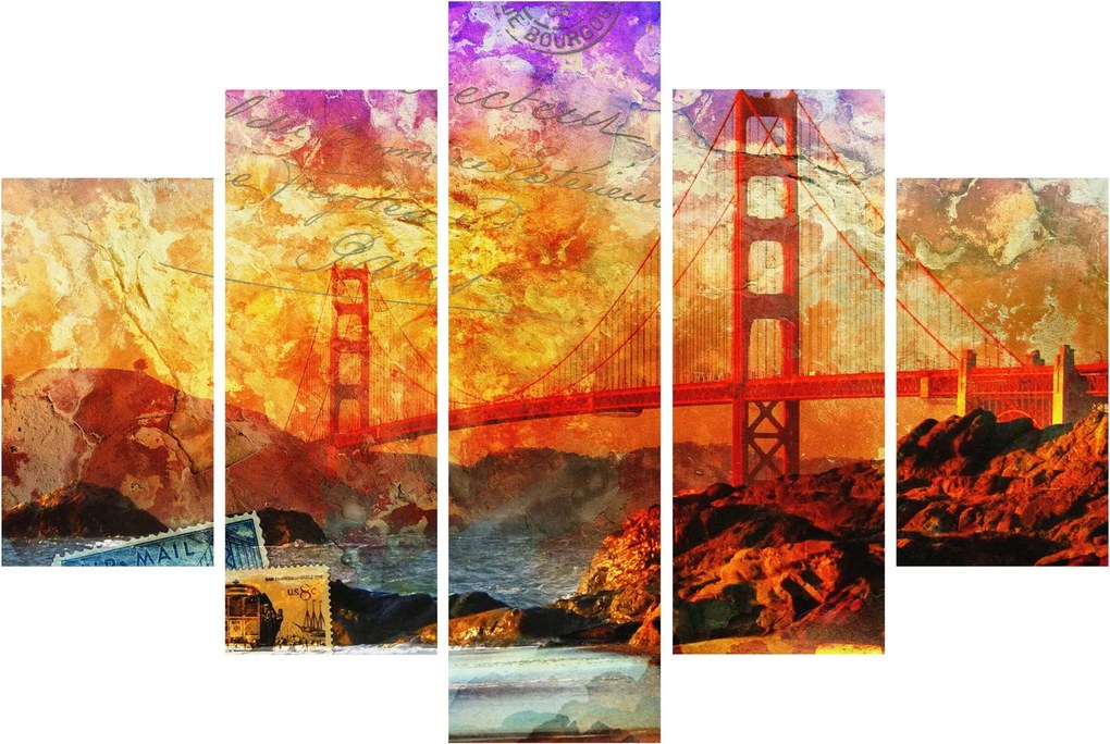 Tablou - Golden Gate, SanFrancisco, California (150x105 cm)