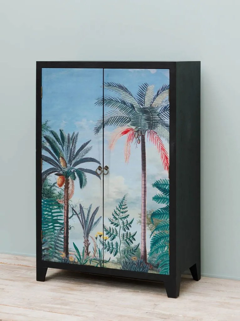Dulap din lemn de pin, model tropical, cu 2 usi, Calypso
