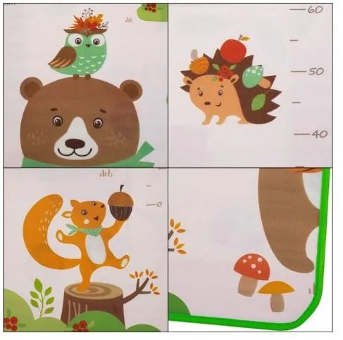 Covoraș de joacă pentru copii 150x180cm Animale