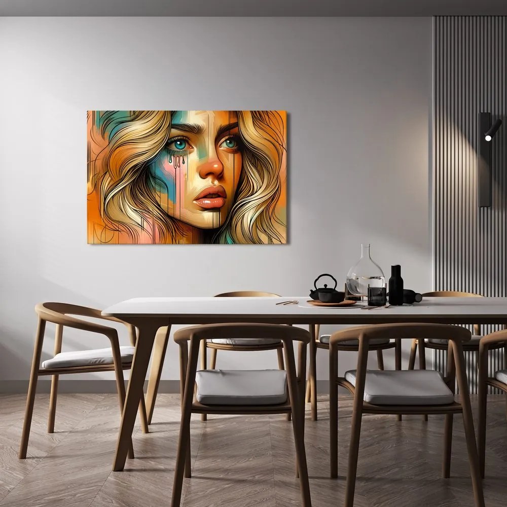 Tablou portret modern de femeie