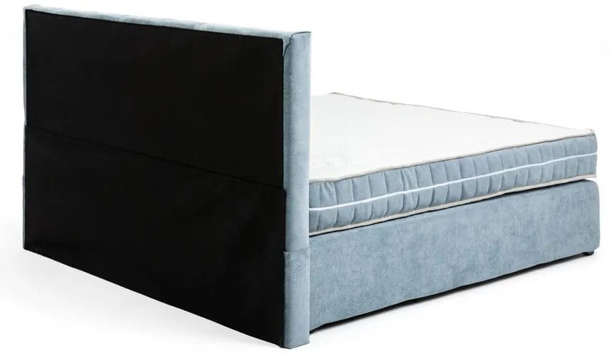 Pat boxspring albastru 180x200 cm Olia Bold Line – Bonami Selection