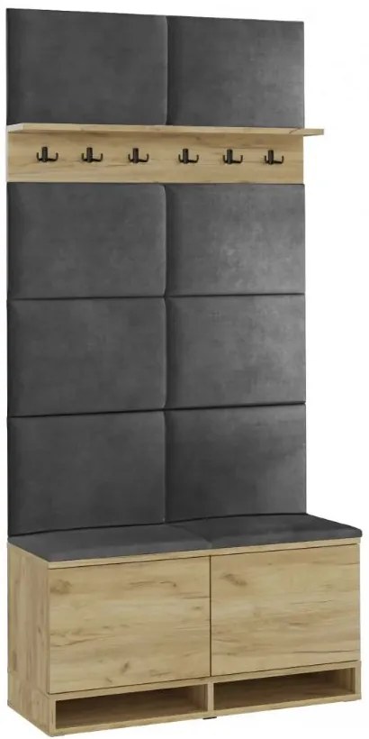 Cuier pentru hol Craft/ Grey