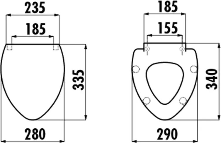 Capac wc pentru toaleta copii, alb cu imprimeu colorat, duroplast, Sapho Kid