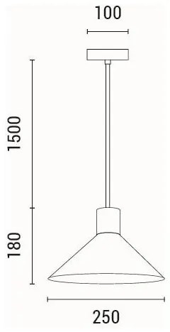 Lustră pe cablu 1xE27/15W/230V crem