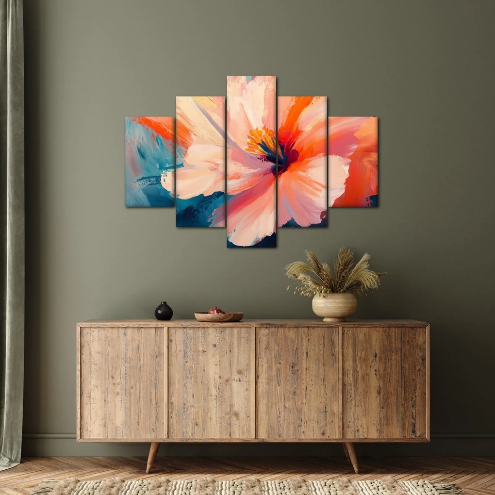 Tablou - Floare pictată (150x105 cm)