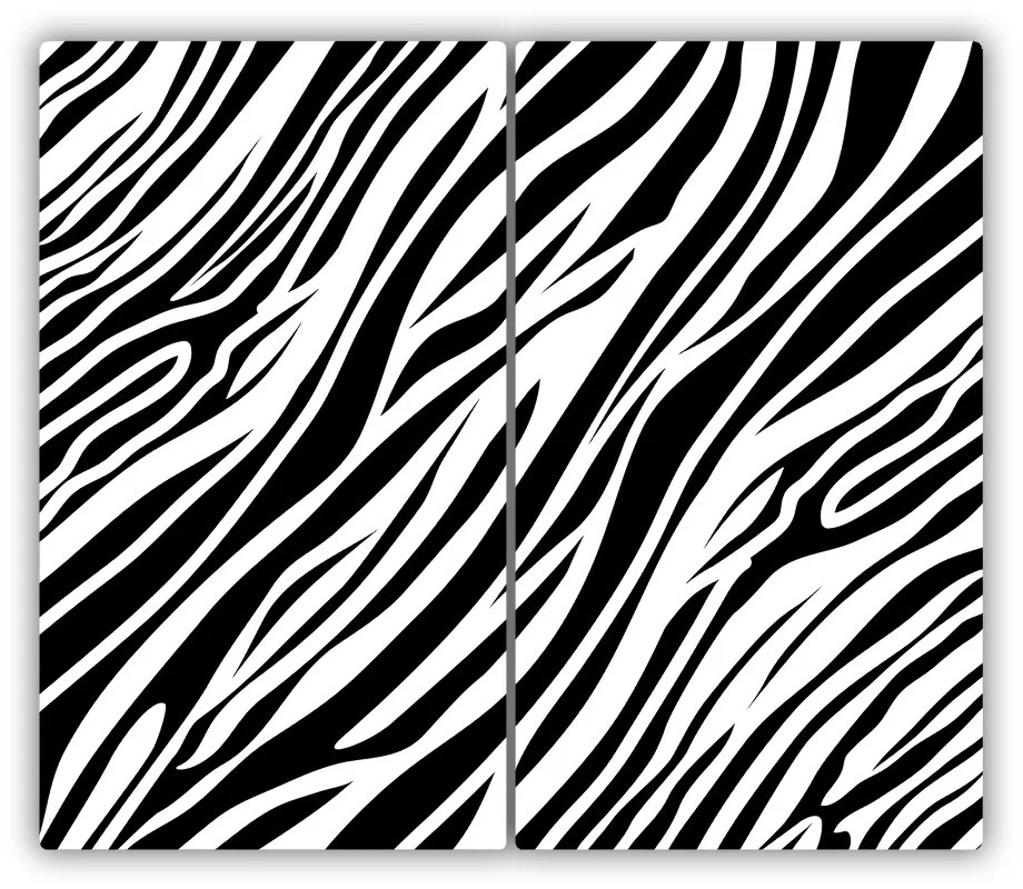 Tocator din sticla zebre