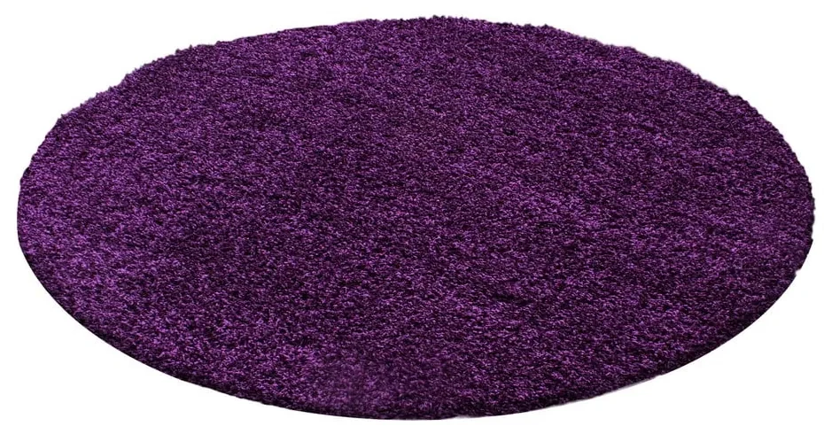 Covor violet rotund ø 120 cm Life – Ayyildiz Carpets