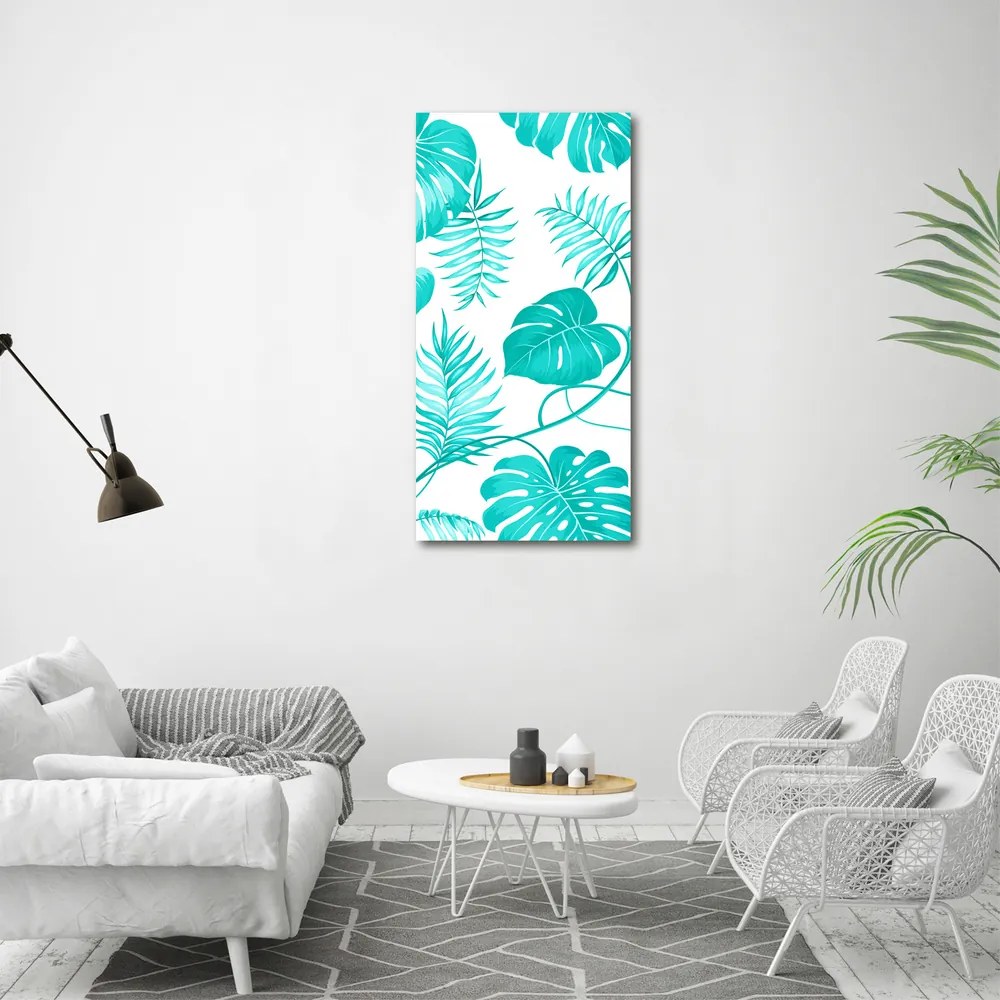 Imprimare tablou canvas Frunze tropicale