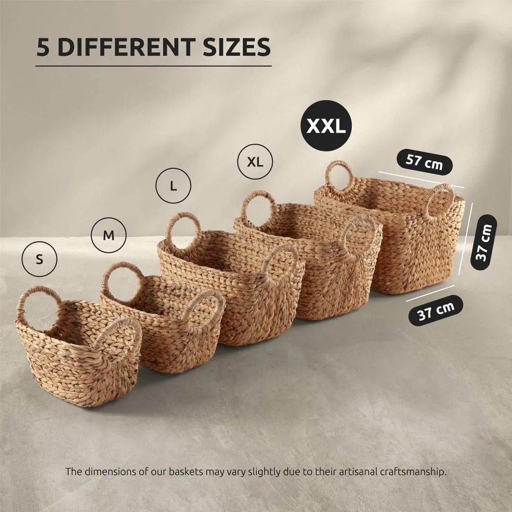 Coș de depozitare din răchită 47x29x26 cm Caracas L – Compactor