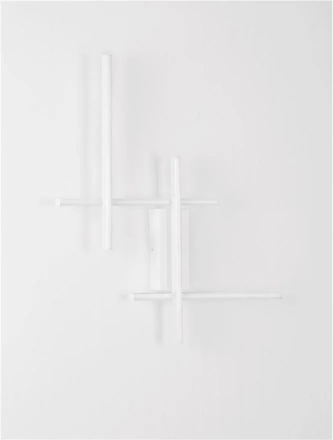 Aplica de perete LED design modern APECHO alb